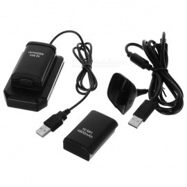 Зарядное устройство XBOX 360: Play and Charge Kit Duble Pack (RF-1310S) - фото 2 - id-p48145331