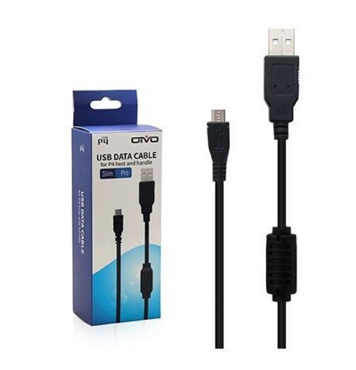 Кабель USB для зарядки джойстика PS4 (OTVO)