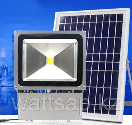 Прожектор с солнечной батареей, 100 Вт - фото 1 - id-p48214472