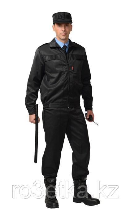 Костюм "ВЫМПЕЛ": куртка, брюки (тк. смесовая) черный