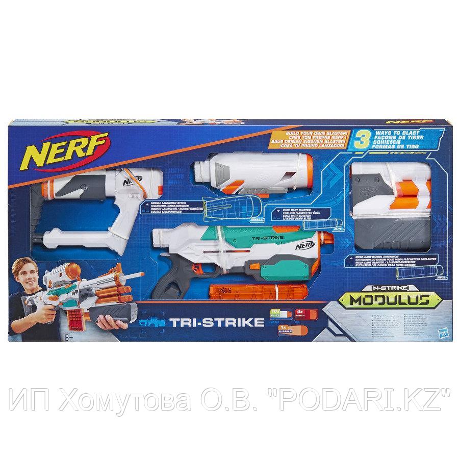 Игрушка НЁРФ МОДУЛУС Три-Страйк (бластер)