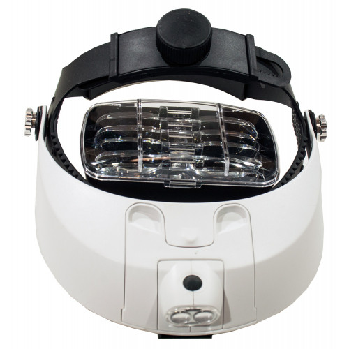 Kromatech MG81001-H Лупа-очки налобная бинокулярная 1.0-6x, с подсветкой (2 LED) - фото 2 - id-p48256947