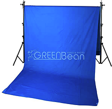 GreenBean Фон хромакей Field 3.0 х 7.0 Blue для фото и видеосъемки