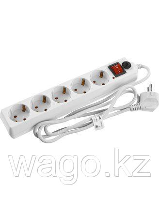 СЕТЕВОЙ ФИЛЬТР STAYER MASTER ЭЛЕКТРИЧЕСКИЙ, 5 ГНЕЗД, МАКС. МОЩН. 2200 ВТ, 1.5М, фото 2