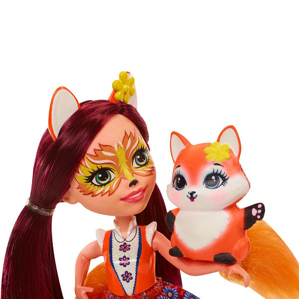 Mattel Enchantimals DVH89 Кукла Фелисити Лис, 15 см