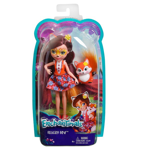 Mattel Enchantimals DVH89 Кукла Фелисити Лис, 15 см