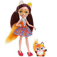 Mattel Enchantimals DVH89 Фелисити Лис қуыршақ, 15 см