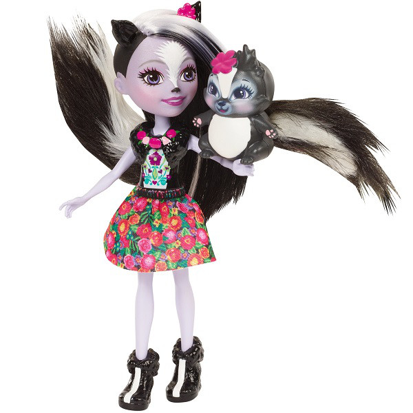 Mattel Enchantimals DYC75 Кукла Седж Скунси, 15 см