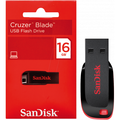 Флешка 16 GB SanDisk Cruzer Blade USB Flash Drive 