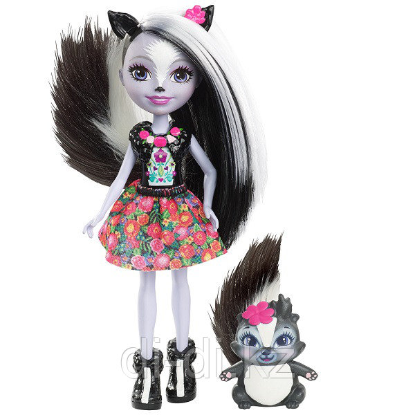 Mattel Enchantimals Игровая Кукла Седж Скунси, 15 см