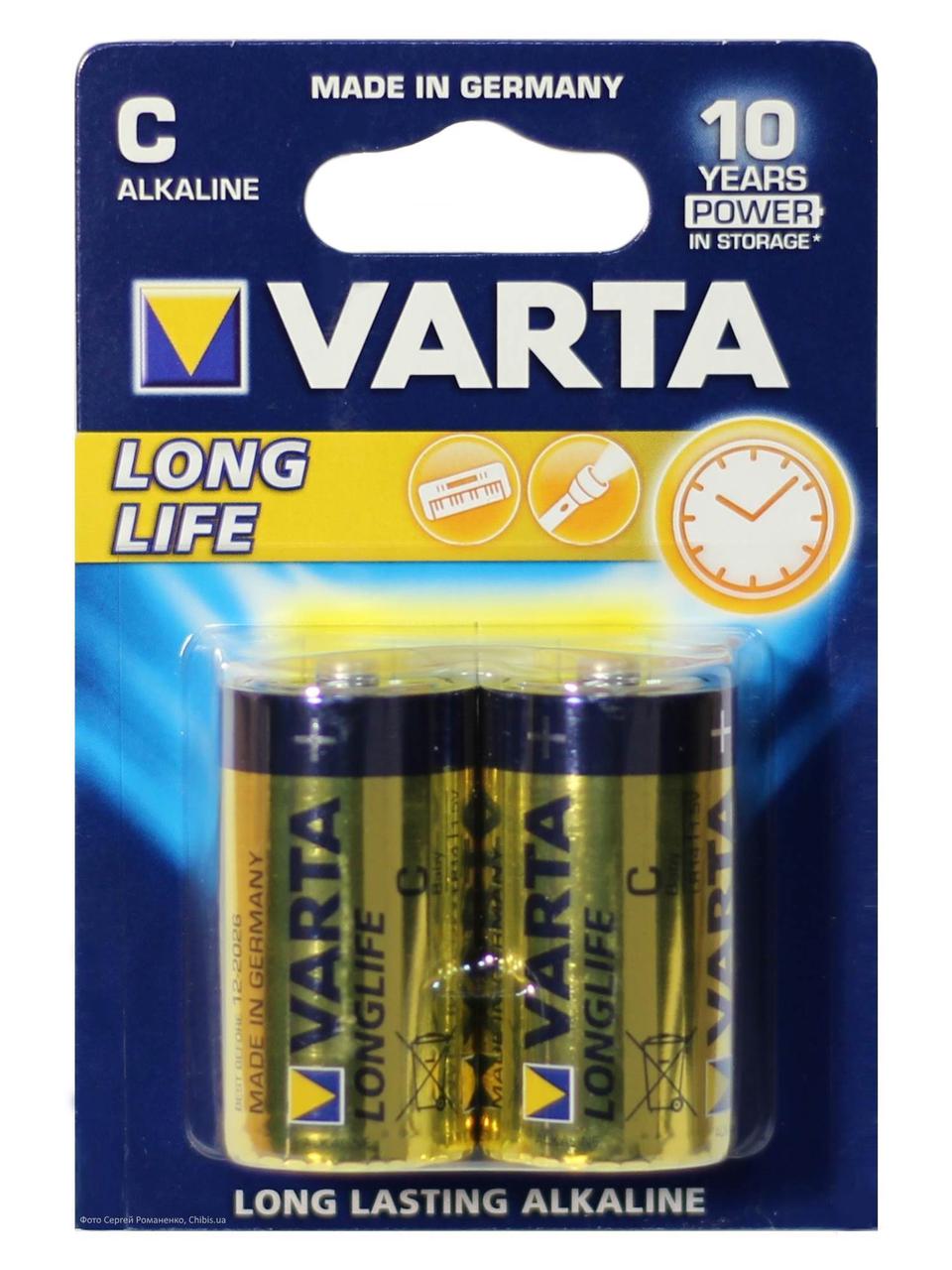 Батарейка Varta C  LR14  Longlife