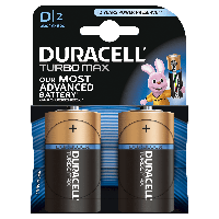 Щелочные батарейки Duracell Turbo Max D