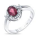 Серьги из серебра с фианитами TEOSA R-DRGR00768-RB, фото 4