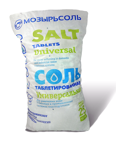 Соль Мозырьсоль таблетированная в мешке 25 кг, фото 2