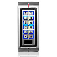 Цифровая антивандальная кодонаборная панель 7612 RFID (EMID, Mifare), металлическая, накладная, кнопочная