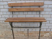 Лавка - сидушка с деревянной спинкой, фото 2