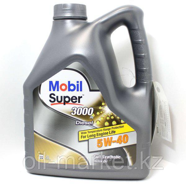 Mobil Моторное масло Super™ 3000 X1 Diesel 5W-40 (4л)