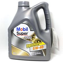 Моторное масло Mobil Super™ 3000 X1 Diesel 5W-40 4л синтетическое