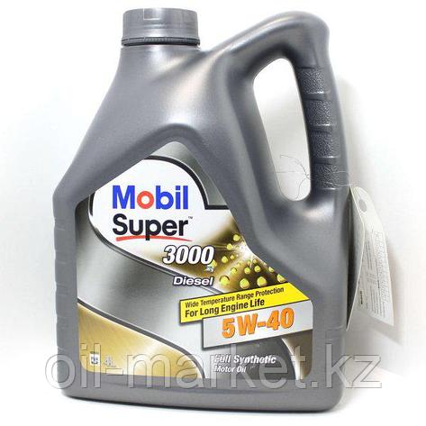 Mobil Моторное масло Super™ 3000 X1 Diesel 5W-40 (4л), фото 2