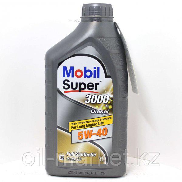 Моторное масло Mobil Super™ 3000 X1 Diesel 5W-40 1л синтетическое