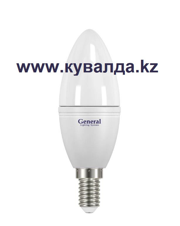 Светодиодная энергосберегающая лампа General lighting Systems ЭКО 8 Ватт 638200 (Свеча)