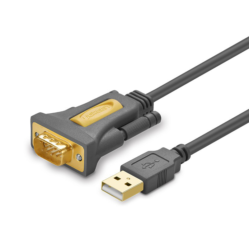 Конвертер USB(m) на COM(f) RS232, 1.5m, чип PL2303, (20211) UGREEN - фото 1 - id-p47898136