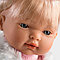 LLORENS Кукла малышка Изабель 33 см, блондинка в меховом жилете (звук), фото 3