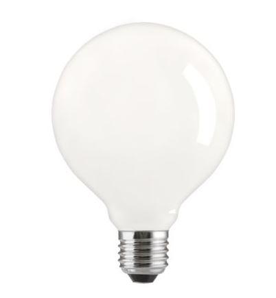 Лампочка General Electric Elegance Soft Globe G95 60w 230v E27 накаливания, теплый белый свет