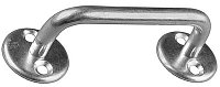 Ручка-скоба "РС100-2", покрытие белый цинк, 100мм