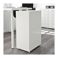 Тумба с ящиками на колесах ХЕЛЬМЕР белый ИКЕА, IKEA, фото 5