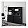 Шкаф для хран с раздв дверц ГАЛАНТ черно-коричневый ИКЕА, IKEA, фото 2