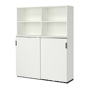 Шкаф для хран с раздв дверц ГАЛАНТ белый ИКЕА, IKEA