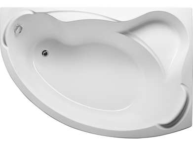 Акриловая ванна Катанья 150*100 (Правая) (Полный комплект) Ассиметричная. Угловая