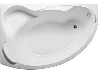 Акриловая ванна Катанья 150*100 (Левая) (Полный комплект) Ассиметричная. Угловая