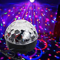 Цветомузыка - Диско шар Magic Ball Light MP3 с флешкой и пультом