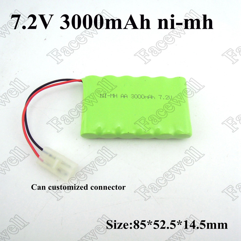 Аккумулятор 7,2v  (6AAx1,2v) 3000mAh  для кассовых аппаратов