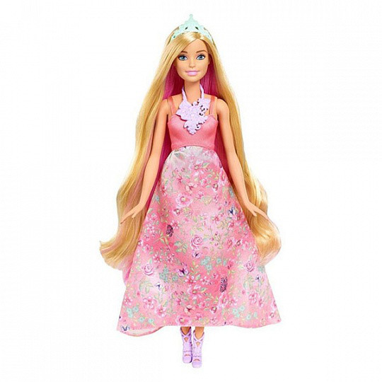 Barbie "Дримтопиа" Принцесса с волшебными волосами, Кукла Барби