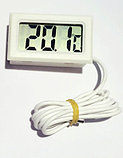 Термометр электронный с выносным проводным датчиком температуры 2 м, фото 2