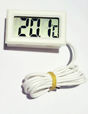Термометр электронный с выносным проводным датчиком температуры 2 м - фото 2 - id-p48356469