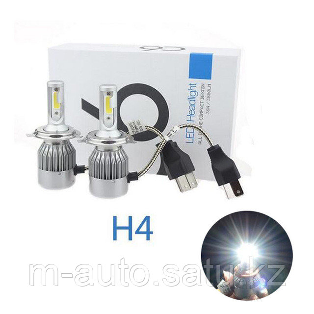 LED/Светодиодные Лампы C6 Цоколь H4 - фото 1 - id-p48356734