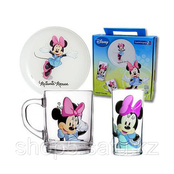 Детcкий набор Minnie Colors 3 предмета