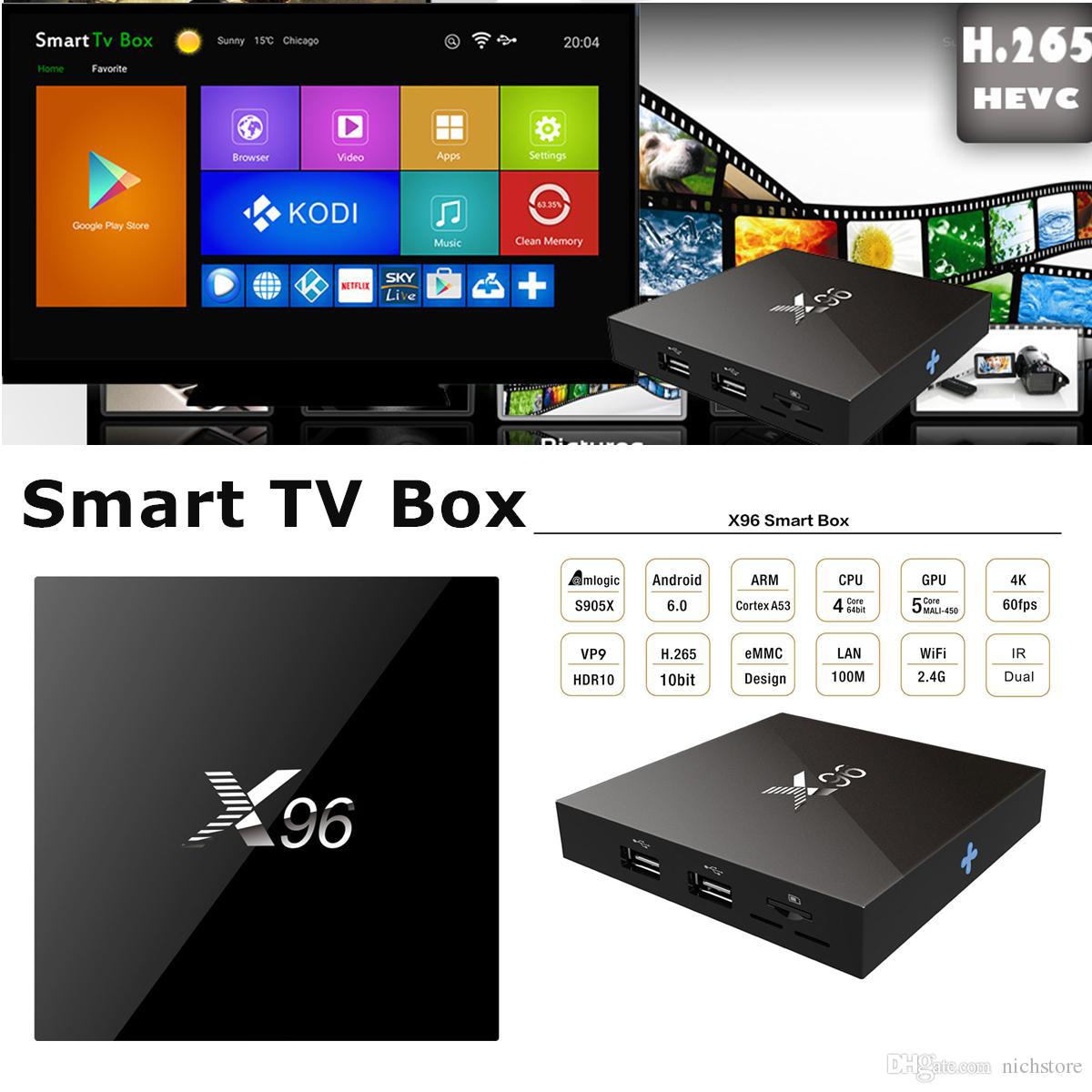 Android Smart TV Box AmiBox X96 Mini 2GB+16GB - фото 3 - id-p48373078