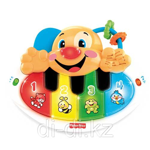 Игрушка Fisher-Price Смейся и учись "Пианино-Щенок" (муз. свет)