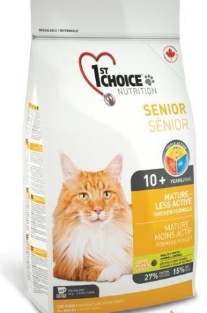 1st Choice Mature-Less Active (Фест Чойс) корм для пожилых и малоактивных кошек, 2,72 кг. - фото 2 - id-p48381841