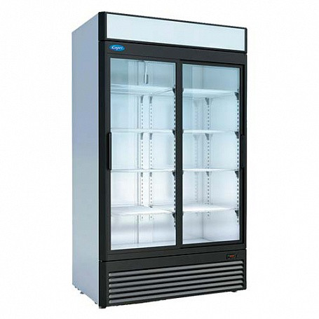 Шкаф холодильный среднетемпературный КАПРИ 1,12СК (стеклянные двери, купе, канапе) (1195х710х2030мм, 6,5кВт/ч, - фото 2 - id-p48381872