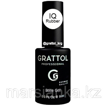 IQ Rubber base Grattol (каучуковая, гипоаллергенная база), 9мл