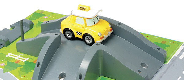 Набор игровой - Город. Почта с мостом, Poli Robocar