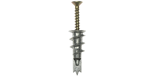 Дюбель со сверлом для гипсокартона металлический, тип "Driva"