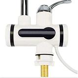Проточный электрический водонагреватель c дисплеем Instant Electric Heating Water Faucet, фото 3
