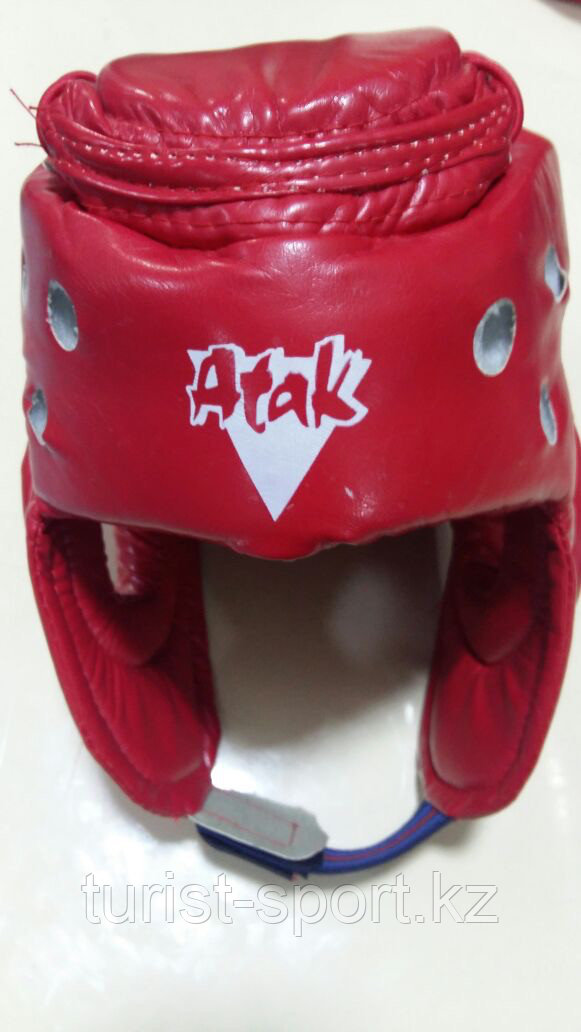 Шлем таэквондо Atak красный - фото 1 - id-p48415985